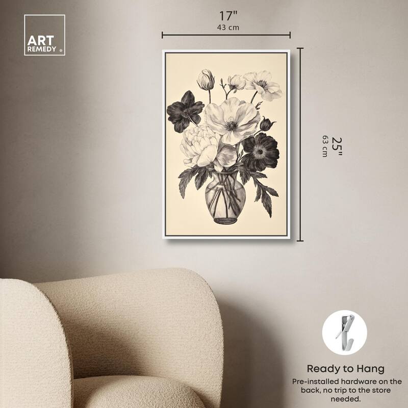 Antique Aria Canvas by Art Remedy