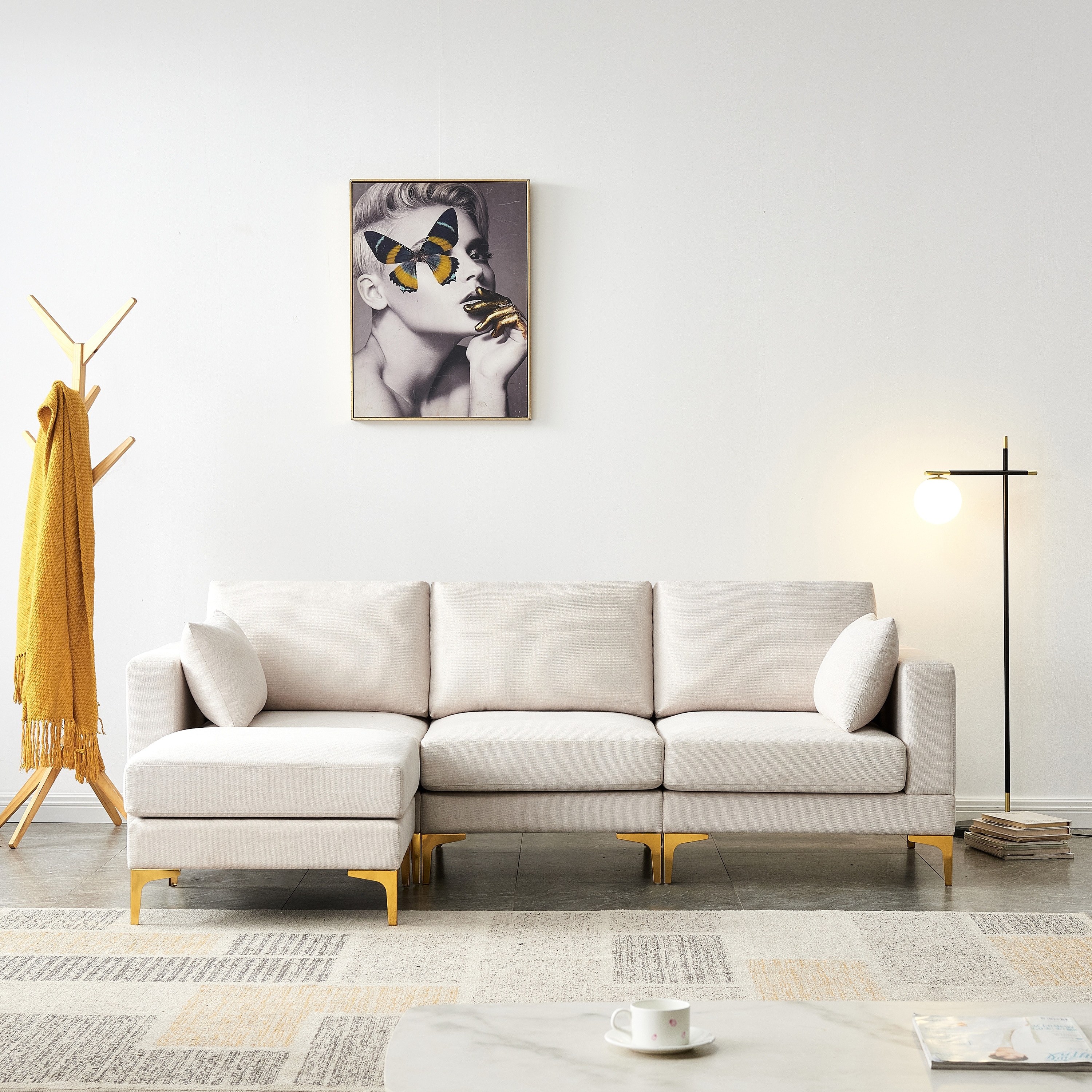 Sectional top couch legs
