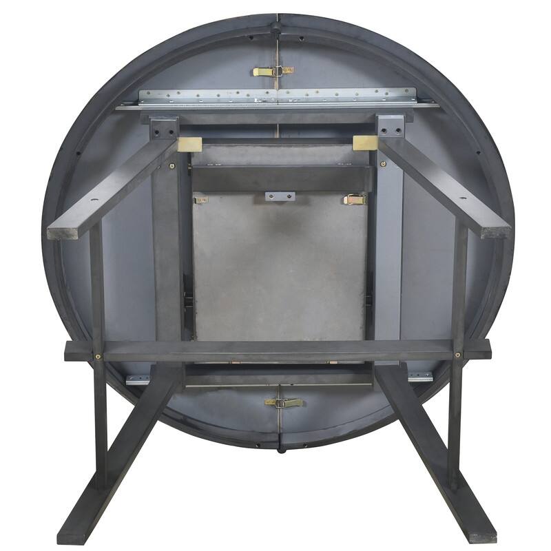 Round Wood Dining Table, Farmhouse Round Extendable Dining Table Kitchen Table for Dining Room, Kitchen