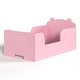 preview thumbnail 28 of 43, Roomfitters Bear-Shaped Toddler Floor Bed, Wood Cot with Safety Guardrails, Modern Montessori Low Profile Kids Bed