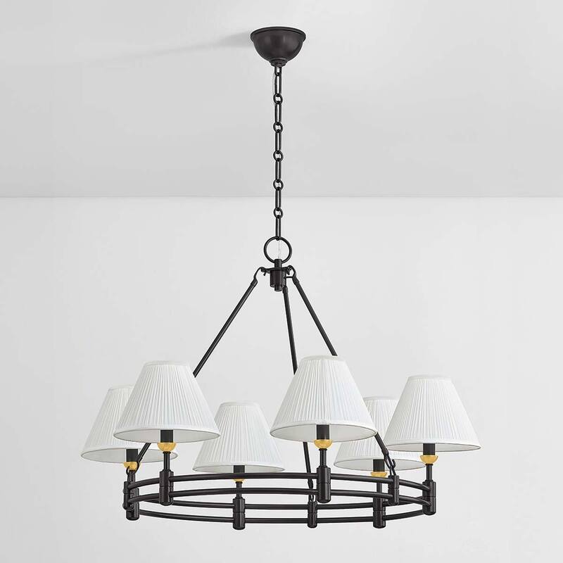 Hudson Valley Lighting MDS1800 Howard 6 Light 33" Wide Chandelier with