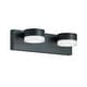 preview thumbnail 8 of 10, AFX Emma LED Vanity Light 16" - Black