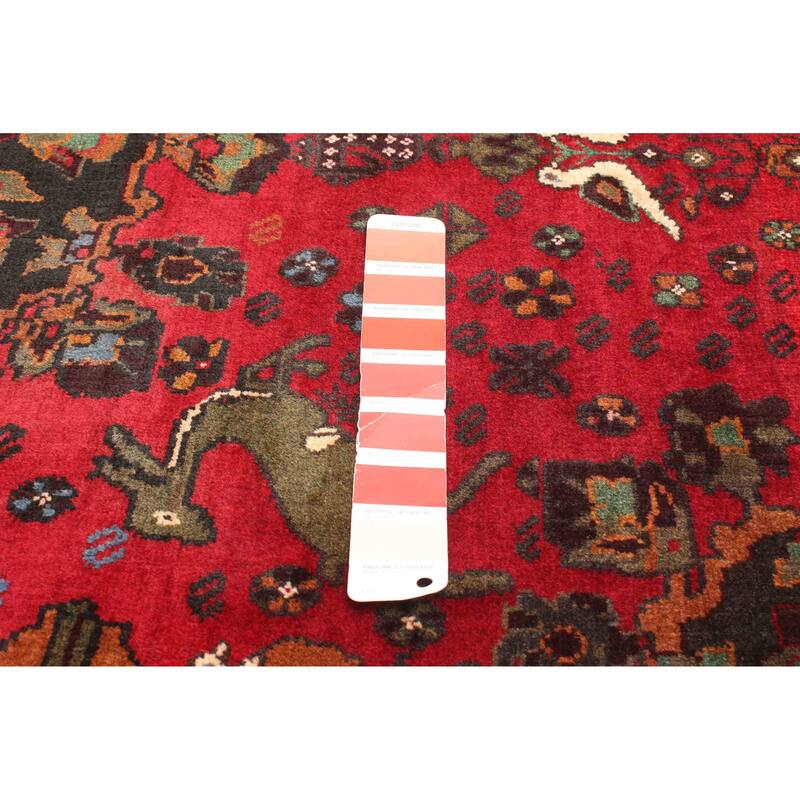 ECARPETGALLERY Hand-knotted Teimani Dark Red Wool Rug - 3'9 x 6'5