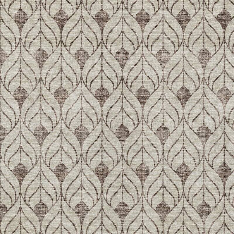 HomeRoots Geometric Transitional Rectangle Outdoor Rug