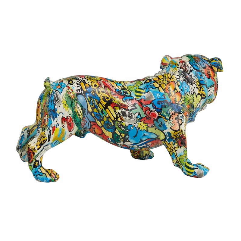 The Novogratz Multi Colored Polystone Various Animal Sculpture