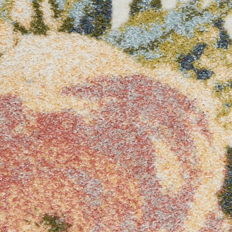 Nourison Trance Contemporary Floral Area Rug
