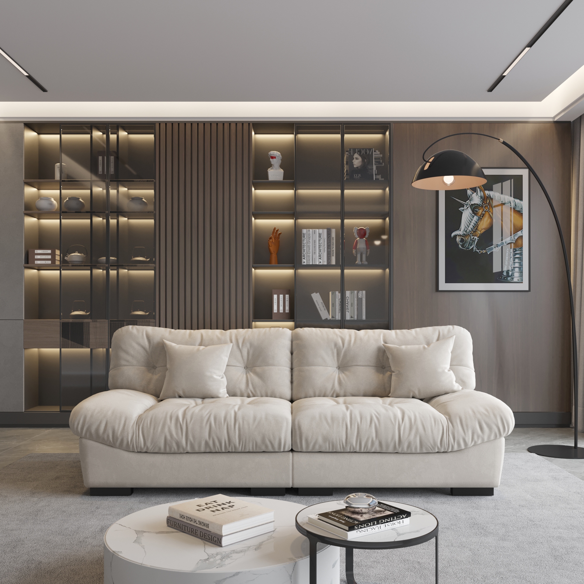 Cloud settee top