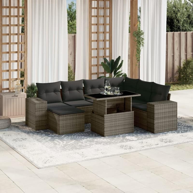 vidaXL Garden Sofa Set - 21.7 x 39.4 x 28.7