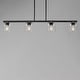 preview thumbnail 9 of 9, Maxim 21236 Scoop 4 Light 46" Wide Linear Pendant