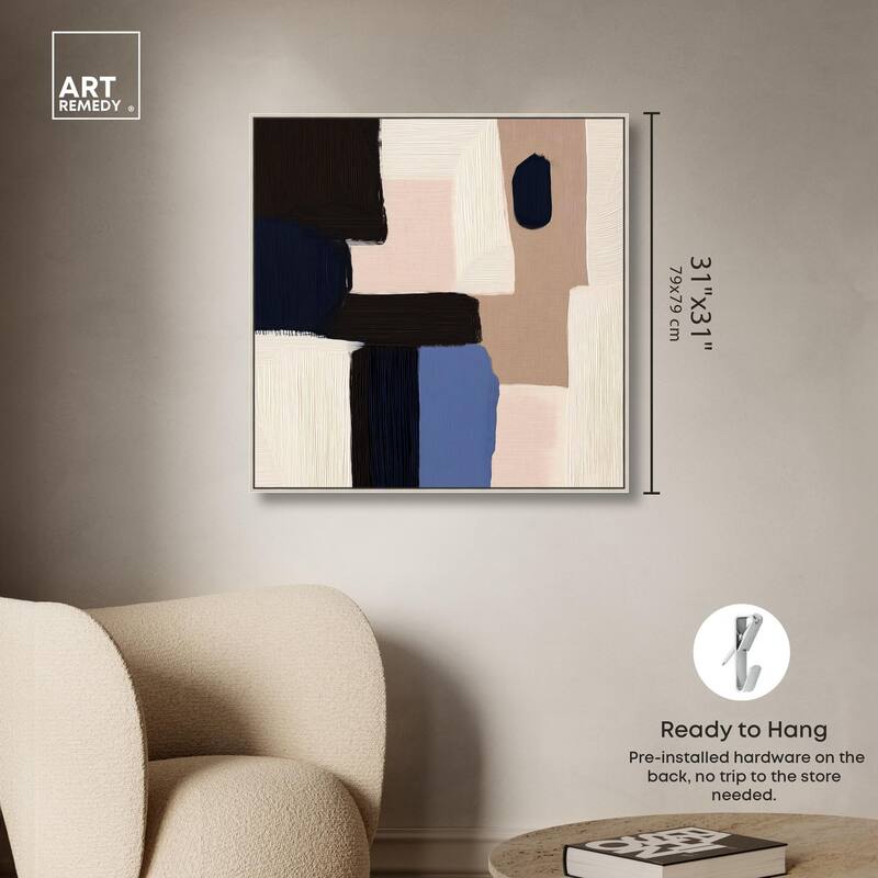 Blue Quietude II Canvas by Art Remedy