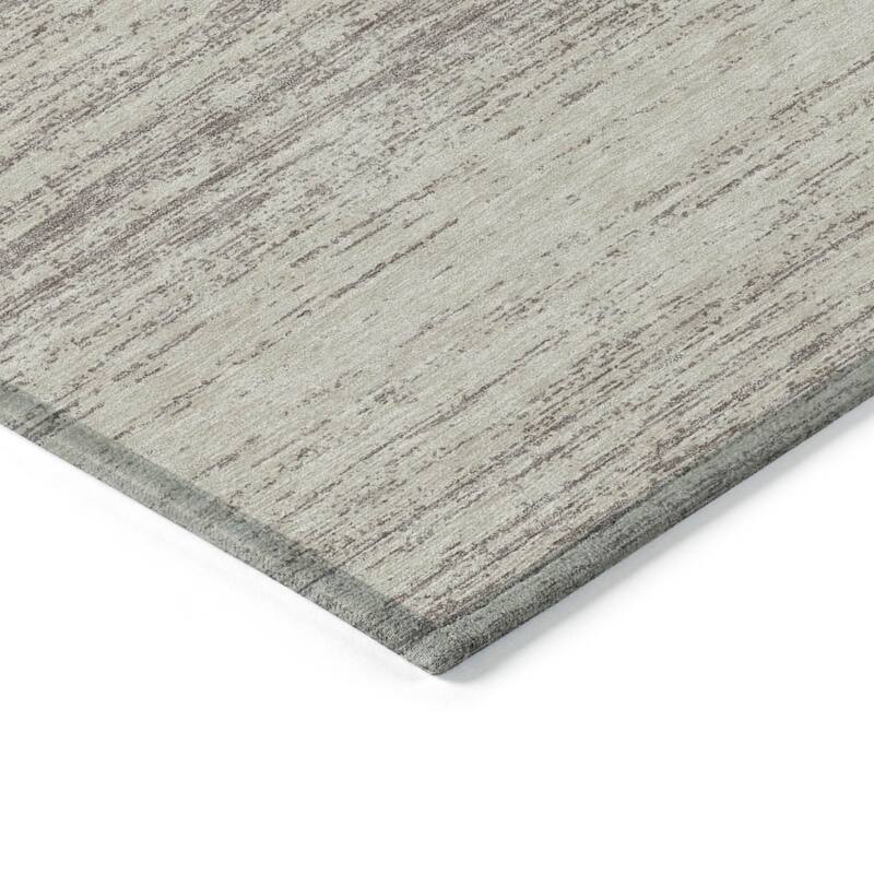 HomeRoots Striped Transitional Rectangle Outdoor Rug