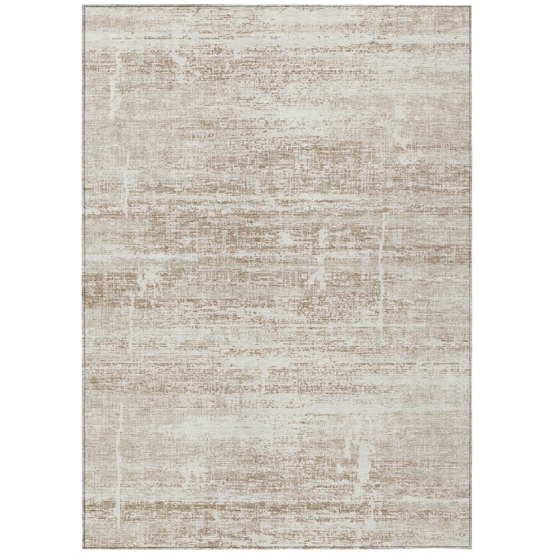 Machine Washable Indoor/ Outdoor Chantille Solid Ombre Rug