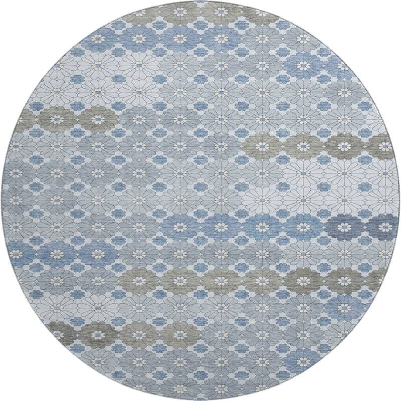 Premium Washable Super Soft Whimsy Mosaic Mayfield Rug