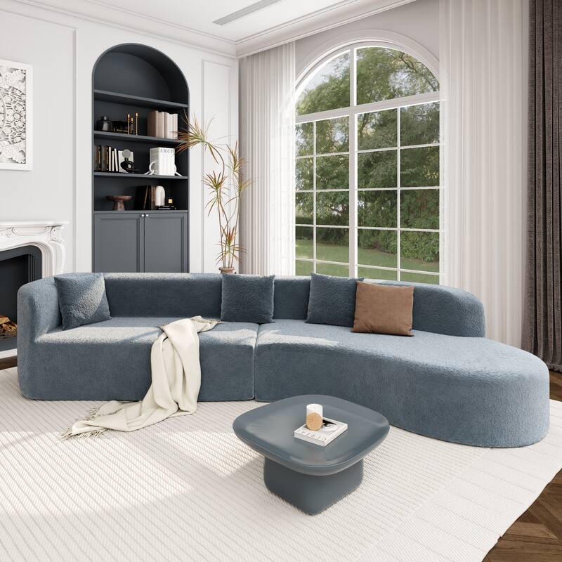 Merax Modern Large 2-Piece Sectional Sofa