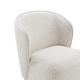 preview thumbnail 48 of 51, Spruce & Spring Kyle Morden Fabric Dining Room Chair with Casters Wrap-round Back