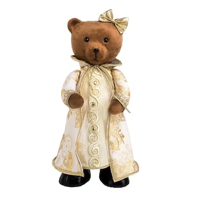 Bear Christmas Decoration - 9.1 x 8.3 x 21.6"