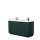 Option Green, Black Trim, White Quartz Top