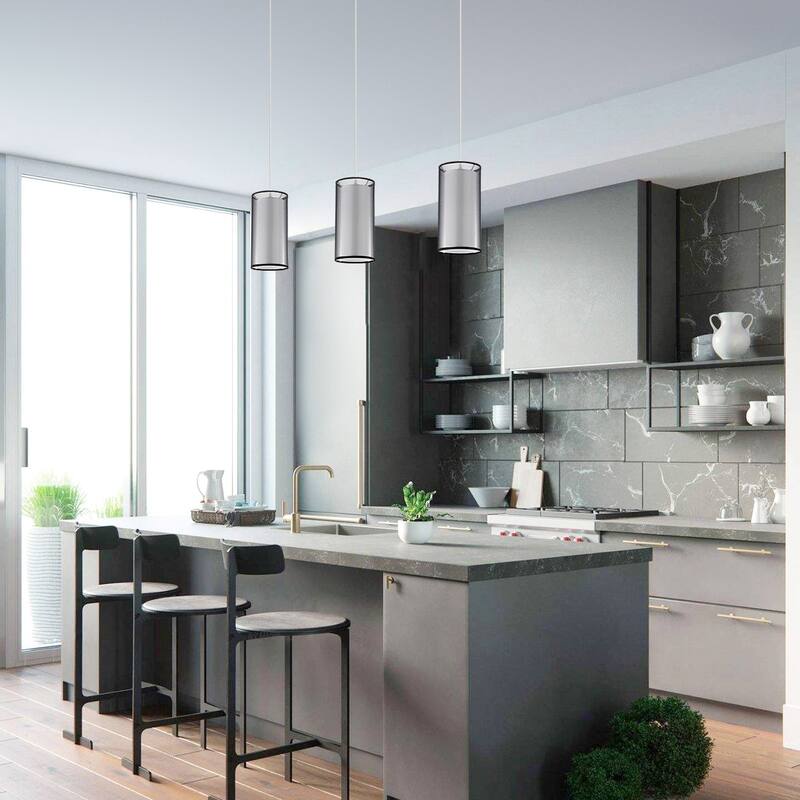 Light Society Medio White Inner Pendant