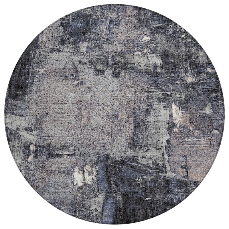 HomeRoots Abstract Transitional Rectangle Outdoor Rug