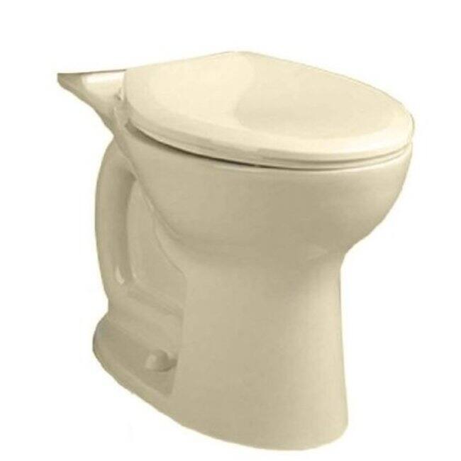 American Standard Cadet Pro Elongated Toilet Bowl Only with EverClean - Bone