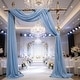 preview thumbnail 9 of 12, Garvee 3 Panels Wedding Arch Draping Fabric, 2.5x19.5 ft Chiffon Draping Fabric, for Ceremony Reception Bridal Shower