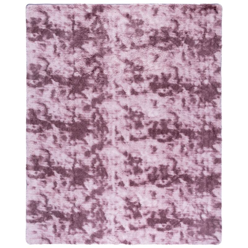 SAFAVIEH Rainbow Shag Didy Shag Rug - 8' x 10' - Purple