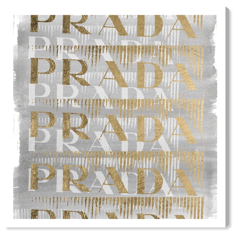 Wynwood Studio Prints Fashion and Glam Gold Pop Gold and Metallic Gold Glam Wall Art Canvas Print