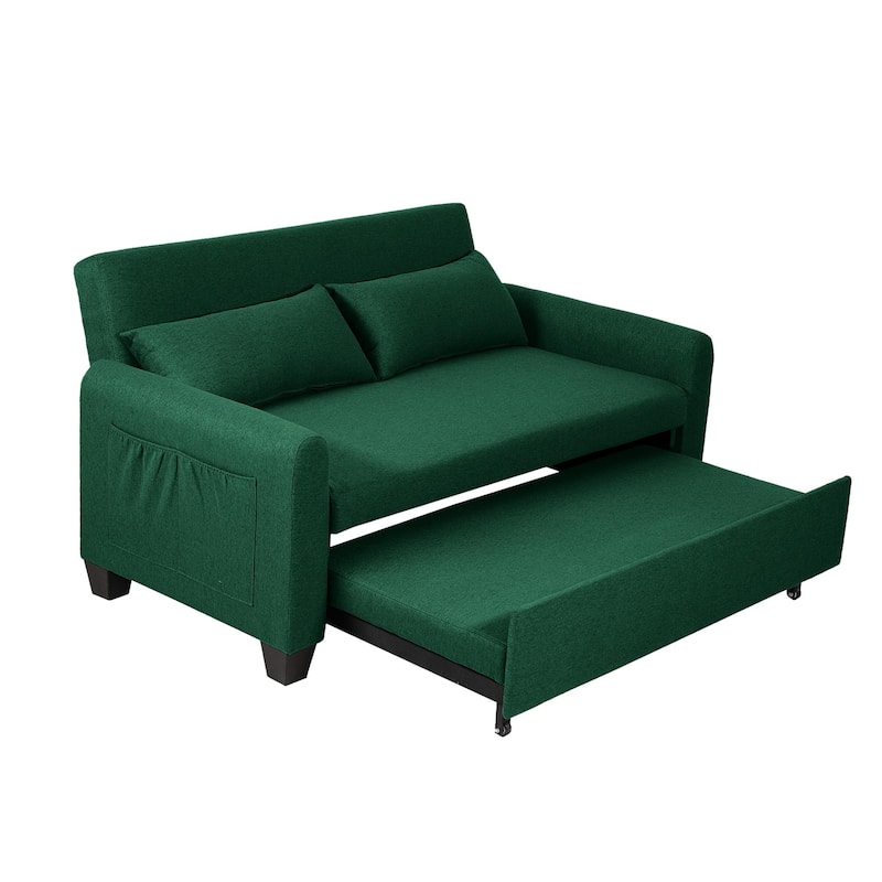 Convertible Sofa Bed Convertible Sofa Bed with Armrests, 2-Seater Sofa Couch for Living Room Bedroom