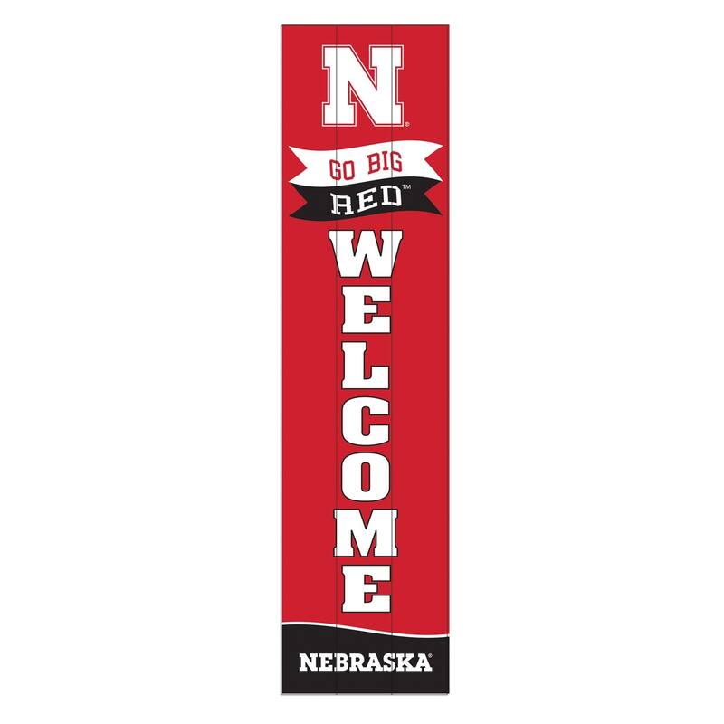 47" Porch Leaner Welcome Wall Sign, University of Nebraska