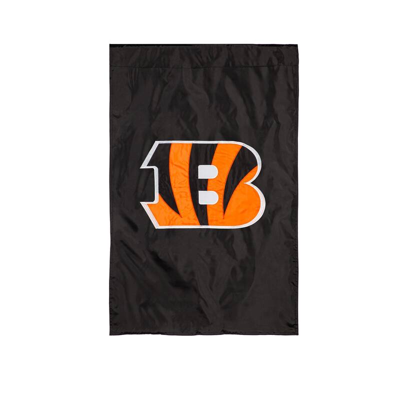 Applique Flag, House Size, Cincinnati Bengals