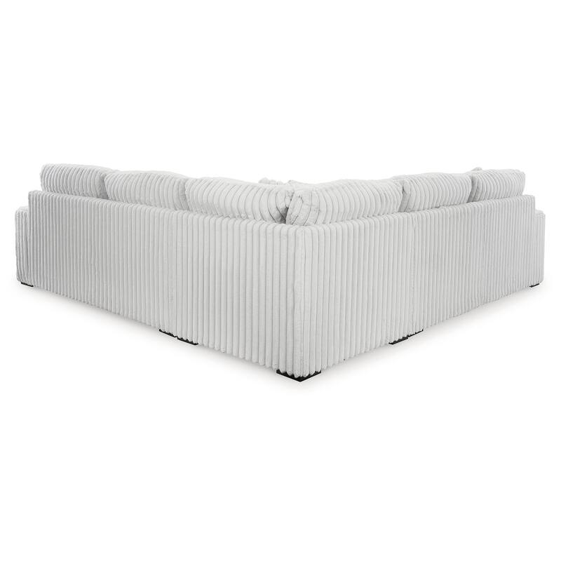 Signature Design by Ashley Stupendous White 3-Piece Sectional - 133" W x 133" D x 41" H