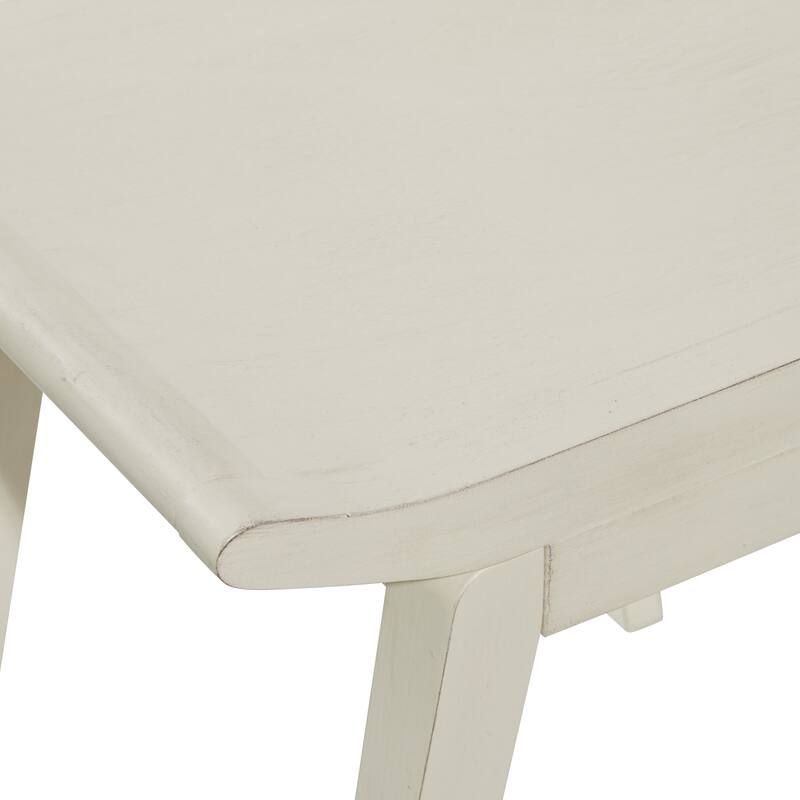 Wood Stool - Black or White - Roche River Decor