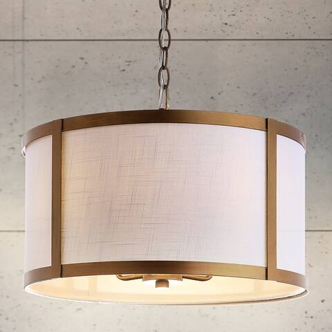 Loop 17" Metal LED Pendant Light, by JONATHAN Y
