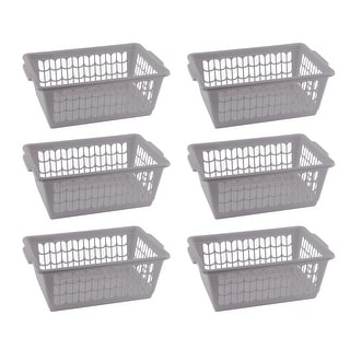 12 Pack Small Basket Tray Ortodayes Small Baskets Set Desktop Plastic Basket 