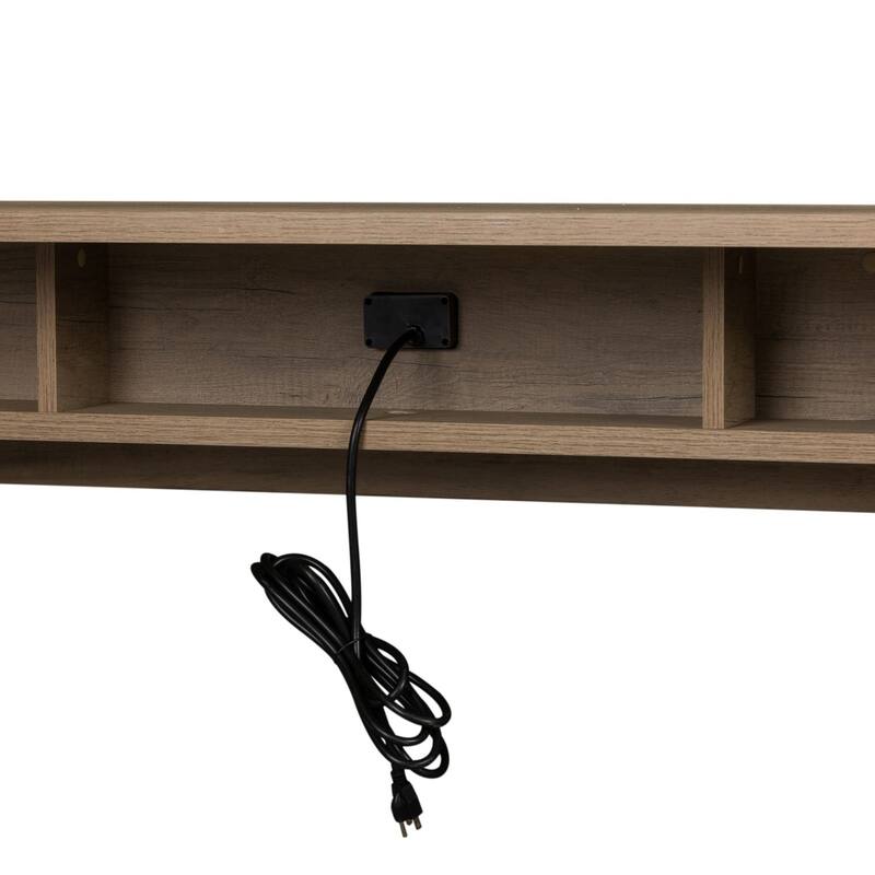 Liberty Furniture Sun Valley Sandstone Console Bar Table Charging Station
