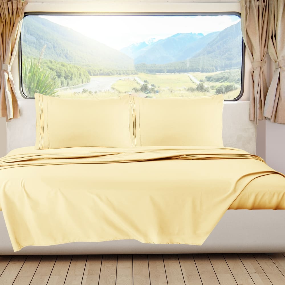 Empyrean Hotel Luxury 6 Piece Sheet Set - Super Soft Bedding Sheets & Pillowcases