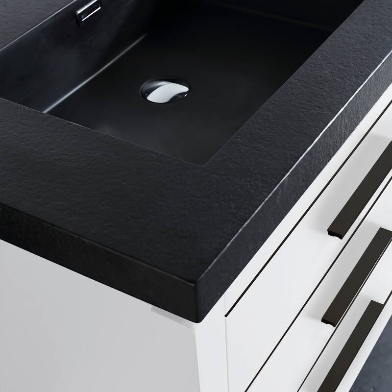 Ayer 60" Double Bathroom Vanity Set