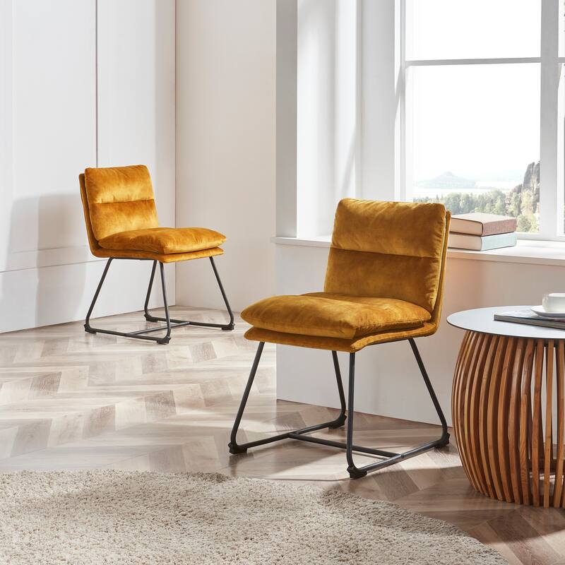 Corvus Carson Contemporary Dining Side Chairs (Set of 2)