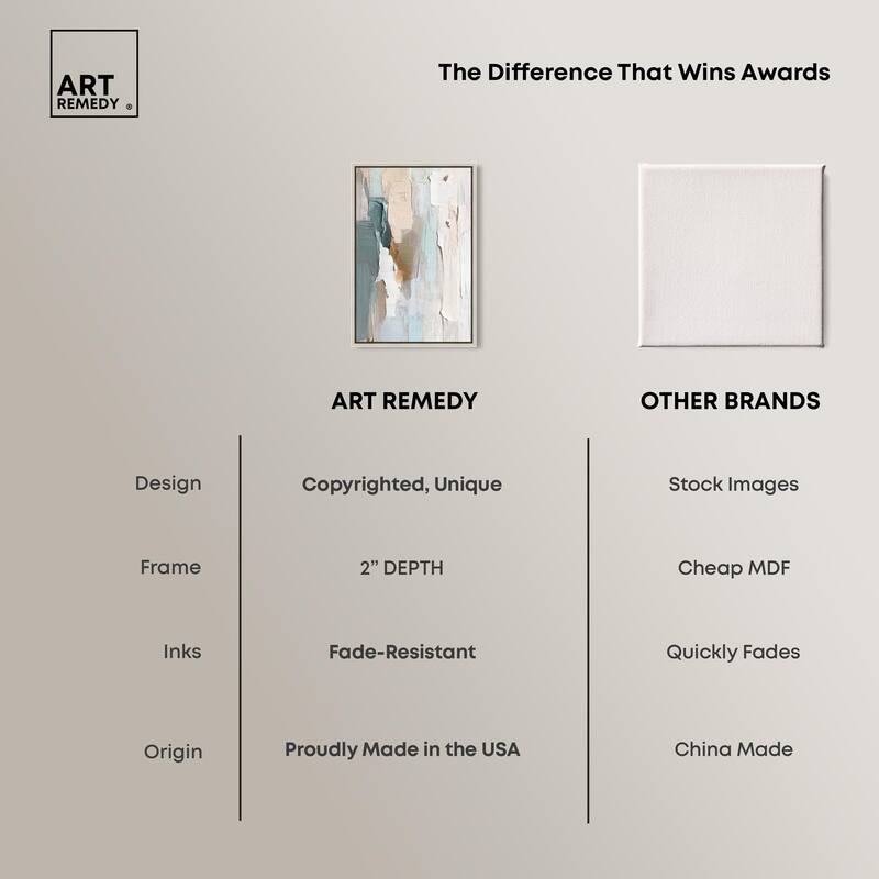 Impasto Intervals I Canvas by Art Remedy