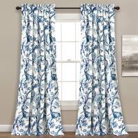 Buy Blue Floral Curtains Drapes Online At Overstock Our Best Window Treatments Deals It is made in polyester which has high quality and high density. buy blue floral curtains drapes