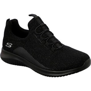 ladies skechers bungee lace tennis shoes