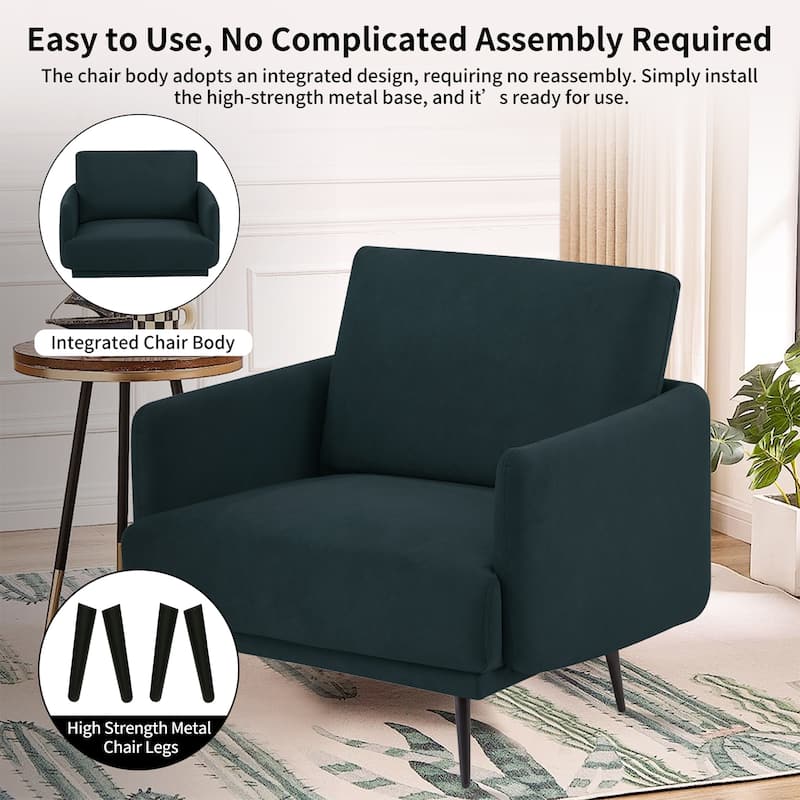 Karaka 37.5"W Oversized Armchair Leisure Sofa Accent Chair (Set of 2)