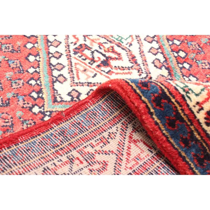 ECARPETGALLERY Hand-knotted Andelz Red Wool Rug - 3'5 x 5'4