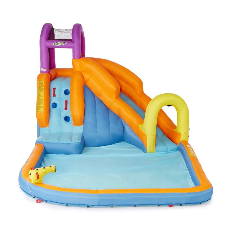 Magic Time International Mega Tornado Water Park & COMFY FLOATS Float, Blue 2 Pk - 87.1