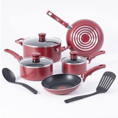 T-fal Essentials Non-Stick Pots and Pans Cookware 10 Piece Set