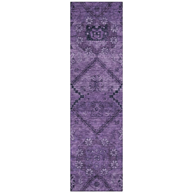 Machine Washable Indoor/ Outdoor Chantille Boho Global Rug
