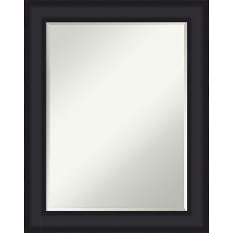 Oliver Half-Inch-Bevel Wood Framed Wall Mirror