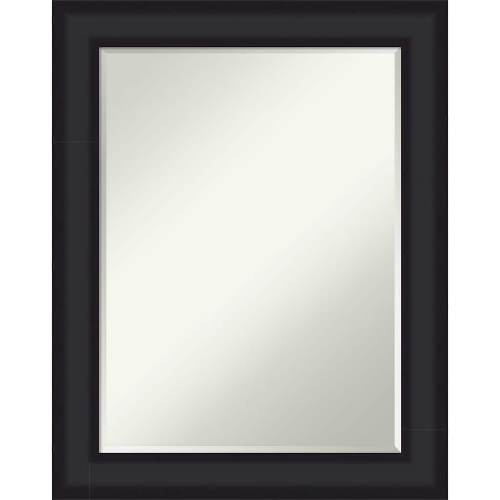 Oliver Half-Inch-Bevel Wood Framed Wall Mirror
