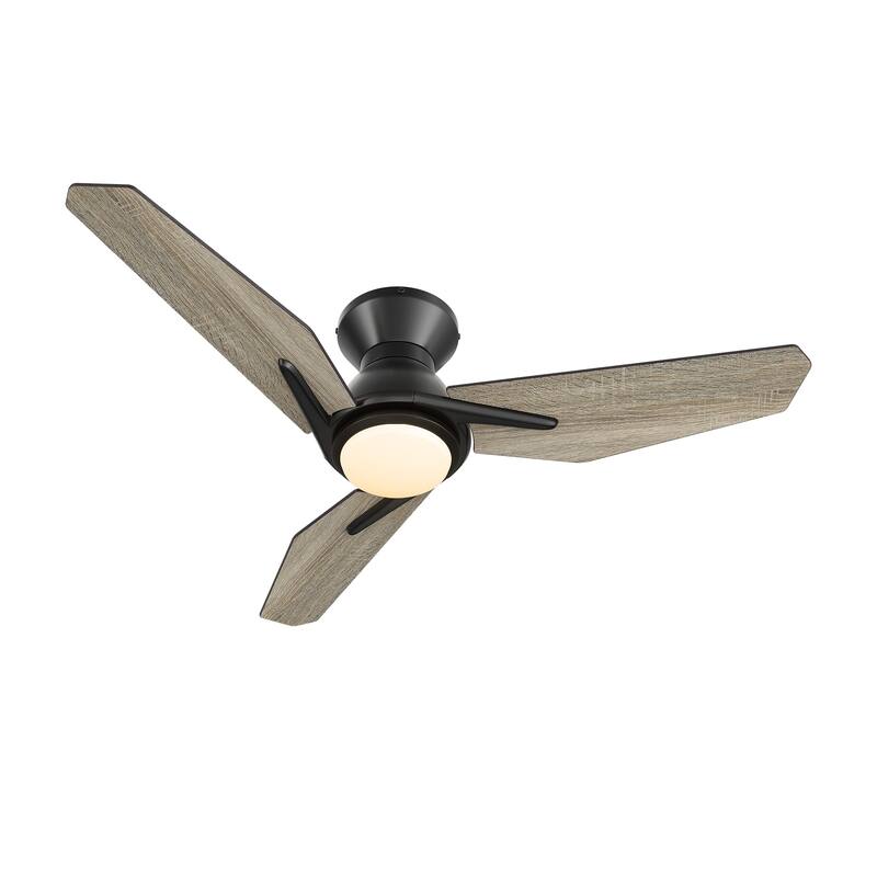 CARRO Liverpool 44-inch Indoor Ceiling Fan with Dimmable LED Light and Remote - N/A