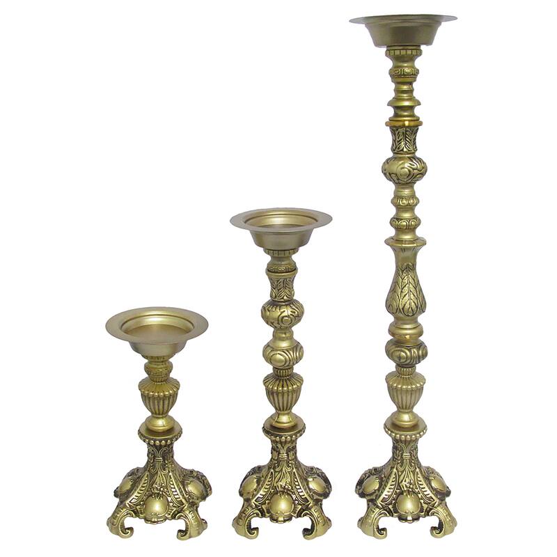 Royal Antique Vintage Candlestick Pillar Candle Holder Riser Centerpiece